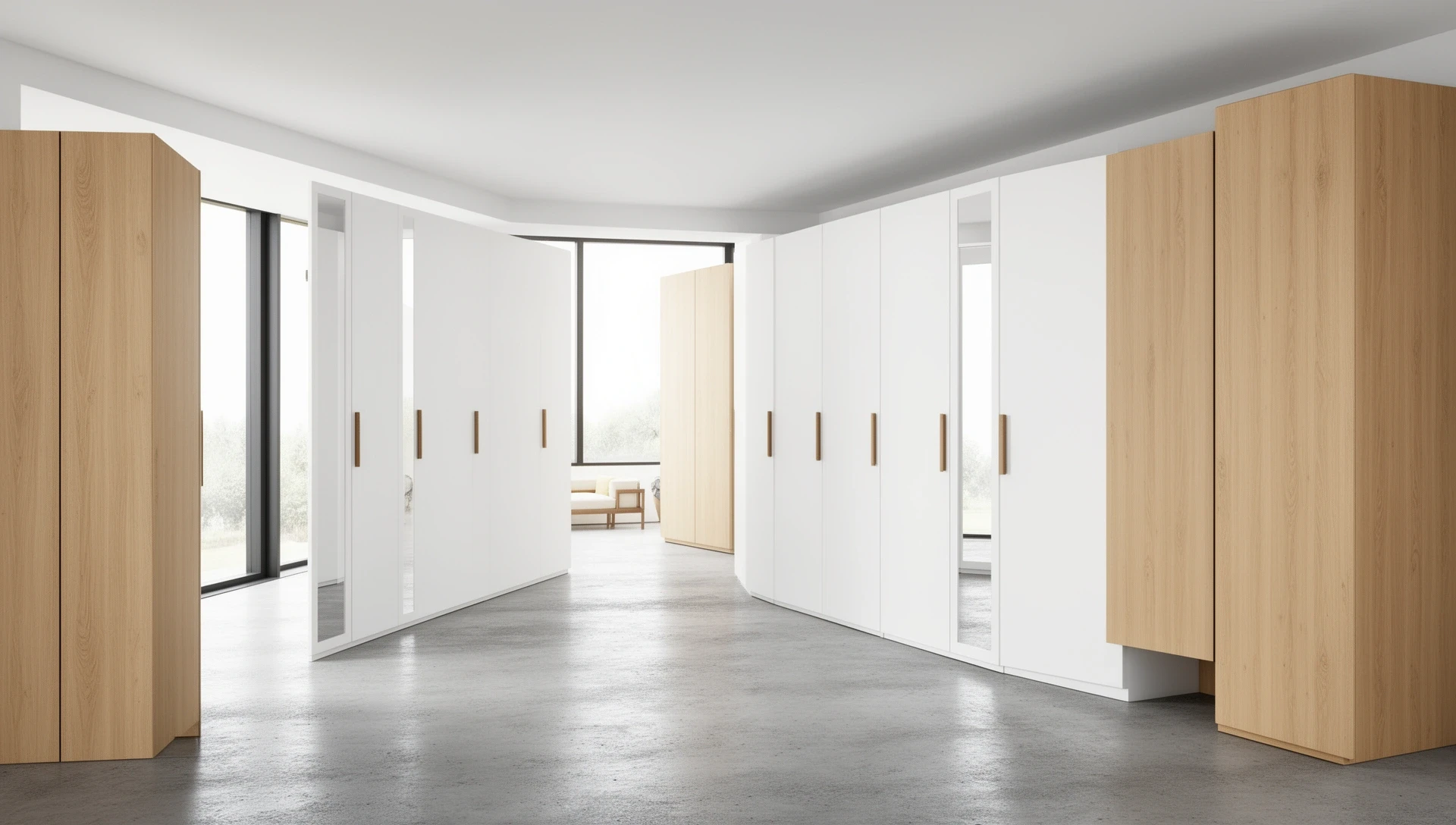 Kaufhaus modulare Kleiderschraenke